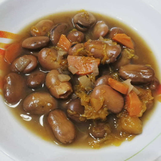 Fave e zucca