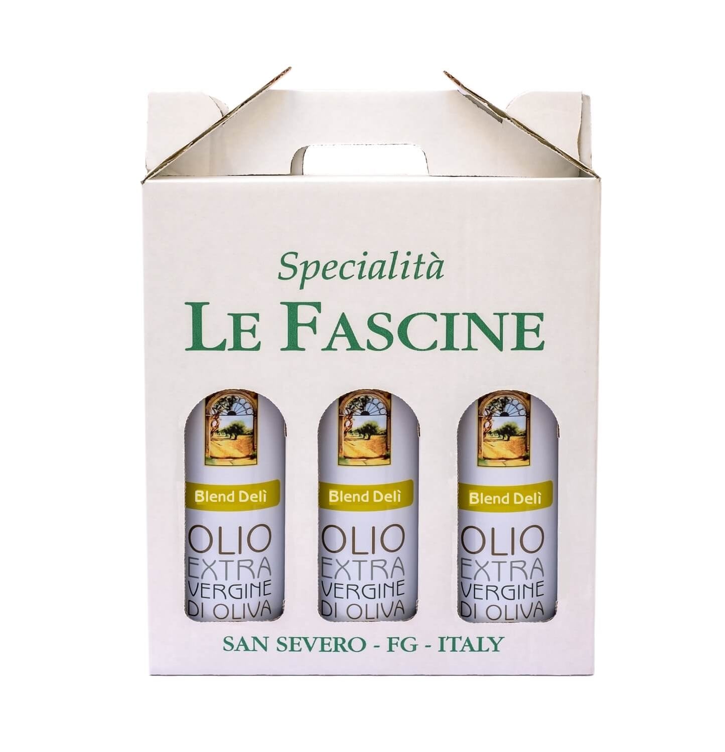 Olio Extravergine di Oliva “Blend Delì” in 3 Bottiglie da 750 ml