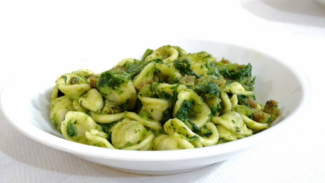 Orecchiette con cime di rapa e olio EVO