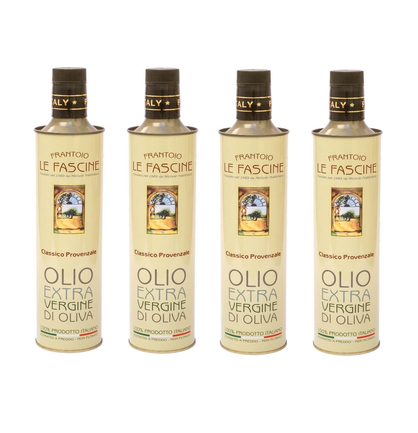 Olio Extravergine di Oliva Classico Provenzale in 4 Bottiglie da 500 Ml