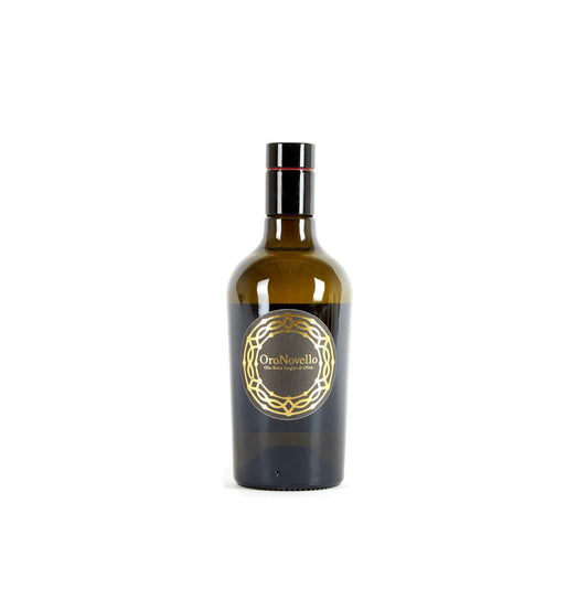 Olio Extravergine di Oliva “Oro Novello” in bottiglia di vetro da 500 ml