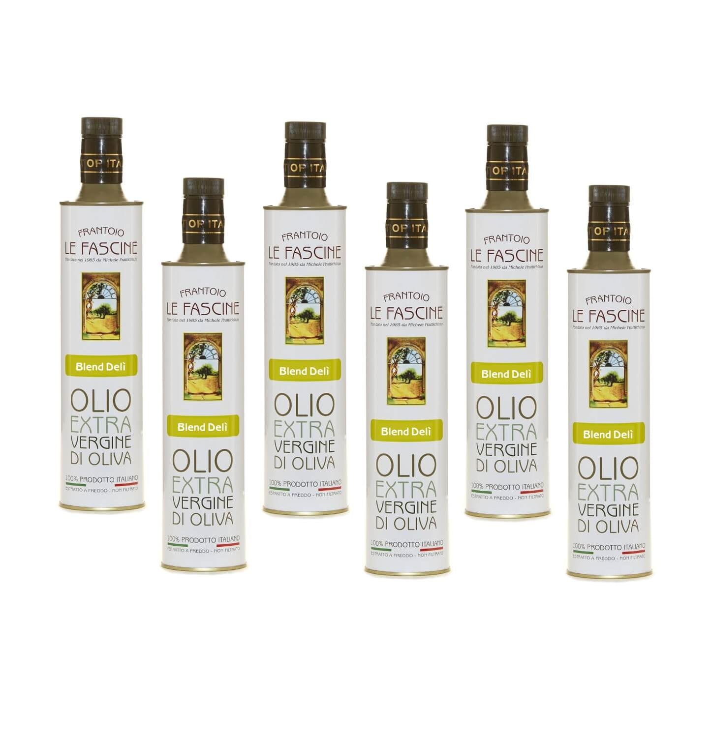 Olio Extravergine di Oliva “Blend Delì” in 6 Bottiglie da 750 ml