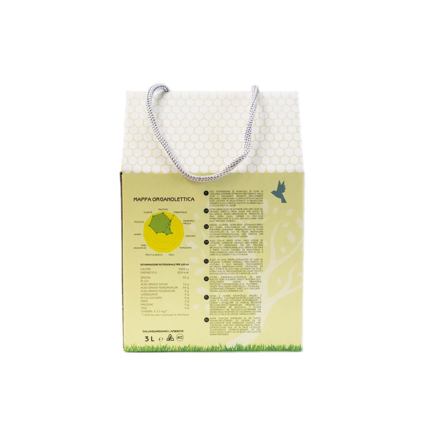 Olio Extravergine Di Oliva “Classico Provenzale” in Bag In Box da 3 Litri