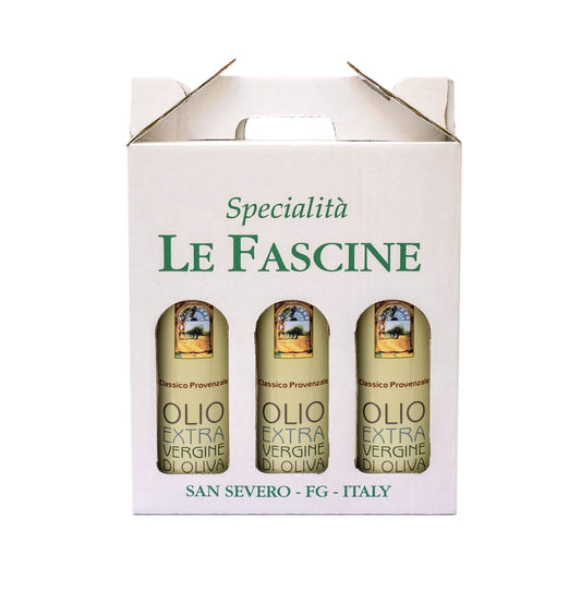 Olio Extravergine Di Oliva Classico Provenzale in 3 Bottiglie Da 750 Ml