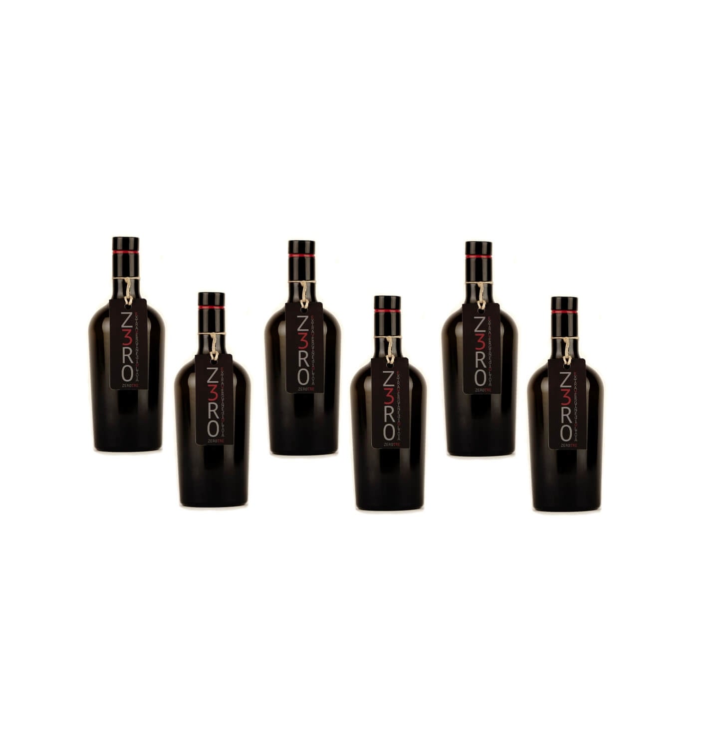 Olio Extravergine di Oliva “Zero3” in 6 bottiglie di vetro da 500 ml